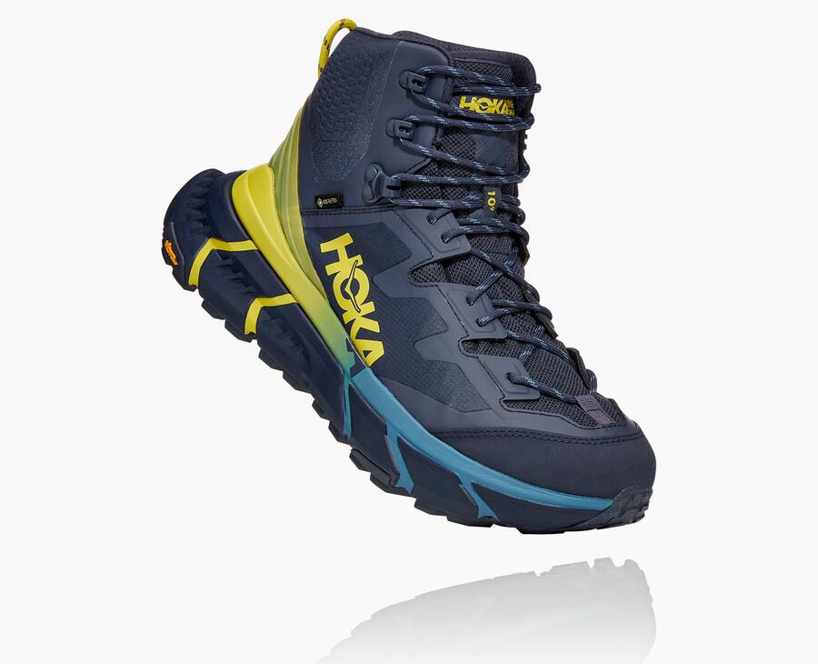 Chaussure Randonnée Hoka One One Tennine Hike Gore-Tex Homme - Bleu - QCY-452073